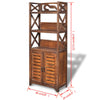 Stella Homewares Bathroom Cabinet Albuquerque Wood Brown 46x24x117.5 cm