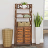 Stella Homewares Bathroom Cabinet Albuquerque Wood Brown 46x24x117.5 cm