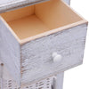 Stella Homewares Bedside Cabinets 2 pcs Wood White