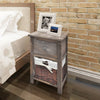 Stella Homewares Bedside Cabinets 2 pcs Wood Brown
