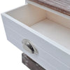 Stella Homewares Bedside Cabinets 2 pcs Brown and White