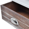 Stella Homewares Bedside Cabinets 2 pcs Brown and White