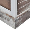 Stella Homewares Bedside Cabinets 2 pcs Brown and White