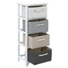 Stella Homewares Storage Cabinet 4 Drawers Wood