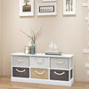Stella Homewares Storage Bench 6 Drawers Wood