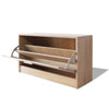 Stella Homewares Shoe Storage Bench Oak 80x24x45 cm