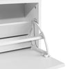 Stella Homewares Shoe Storage Bench White 80x24x45 cm