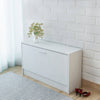 Stella Homewares Shoe Storage Bench White 80x24x45 cm