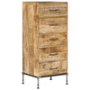 Stella Homewares Chest of Drawers 45x35x106 cm Solid Mango Wood