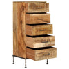 Stella Homewares Chest of Drawers 45x35x106 cm Solid Mango Wood