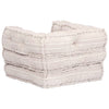Stella Homewares Single Modular Pouffe Beige Fabric