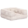 Stella Homewares Single Modular Pouffe Beige Fabric