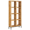 Stella Homewares Bookshelf 80x25x175 cm Solid Mango Wood