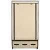 Stella Homewares Wardrobe Cream 87x49x159 cm Fabric