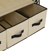 Stella Homewares Wardrobe Cream 87x49x159 cm Fabric