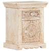 Stella Homewares Bedside Cabinet 40x30x50 cm Solid Mango Wood