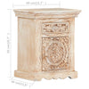 Stella Homewares Bedside Cabinet 40x30x50 cm Solid Mango Wood