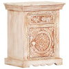Stella Homewares Bedside Cabinet 40x30x50 cm Solid Mango Wood