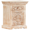 Stella Homewares Bedside Cabinet 40x30x50 cm Solid Mango Wood