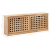 Stella Homewares Shoe Storage Bench 94x20x38 cm Solid Walnut Wood