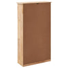 Stella Homewares Shoe Storage Cabinet 55x20x104 cm Solid Walnut Wood