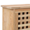 Stella Homewares Shoe Storage Cabinet 55x20x104 cm Solid Walnut Wood