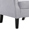 Stella Homewares Armchair Light Grey Fabric