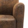 Stella Homewares Sofa Chair Brown Faux Suede Leather