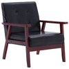 Stella Homewares Armchair  Black Faux Leather