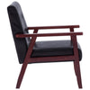 Stella Homewares Armchair  Black Faux Leather