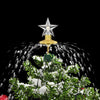 Stella Homewares Snowing Christmas Tree with Umbrella Base Green 75 cm