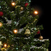 Stella Homewares Snowing Christmas Tree with Umbrella Base Green 75 cm