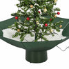 Stella Homewares Snowing Christmas Tree with Umbrella Base Green 75 cm
