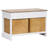 Stella Homewares Hall Bench 70x35x45 cm Paulownia Wood