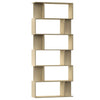 Stella Homewares Book Cabinet/Room Divider Sonoma Oak 80x24x192 cm Engineered Wood