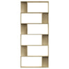 Stella Homewares Book Cabinet/Room Divider Sonoma Oak 80x24x192 cm Engineered Wood
