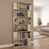 Stella Homewares Book Cabinet/Room Divider Sonoma Oak 80x24x192 cm Engineered Wood