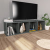Stella Homewares Book Cabinet/TV Cabinet Grey 36x30x143 cm Engineered Wood