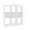 Stella Homewares Book Cabinet White 97.5x29.5x100 cm Engineered Wood