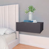 Stella Homewares Floating Nightstands 2 pcs Grey 40x30x15 cm Engineered Wood