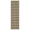 Stella Homewares Shoe Cabinet Sonoma Oak 54x34x183 cm Engineered Wood