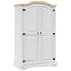 Stella Homewares Wardrobe Mexican Pine Corona Range 2 Doors White
