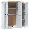 Stella Homewares Wardrobe Mexican Pine Corona Range 3 Doors White