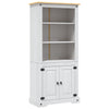 Stella Homewares Cupboard Mexican Pine Corona Range White 80x40x170 cm