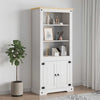 Stella Homewares Cupboard Mexican Pine Corona Range White 80x40x170 cm