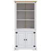 Stella Homewares Cupboard Mexican Pine Corona Range White 80x40x170 cm