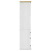 Stella Homewares Cupboard Mexican Pine Corona Range White 80x40x170 cm