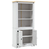 Stella Homewares Cupboard Mexican Pine Corona Range White 80x40x170 cm