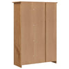 Stella Homewares 3-Door Wardrobe 118x50x171.5 cm Pine Panama Range