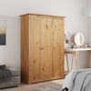 Stella Homewares 3-Door Wardrobe 118x50x171.5 cm Pine Panama Range
